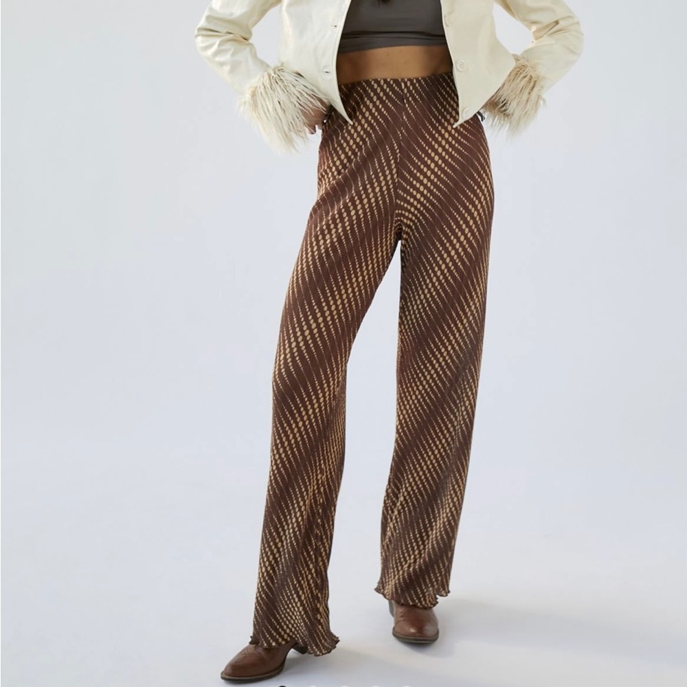 NWT, UO Margot Printed Wide Leg Pant